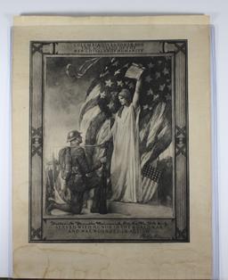 WWI U.S. Wound Certificate to soldier in Co. M