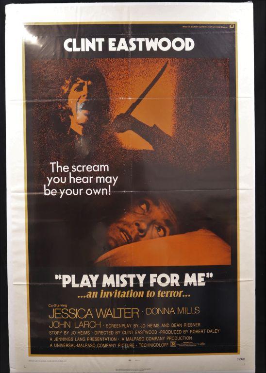 1971 Clint Eastwood “Play Misty for Me”Poster