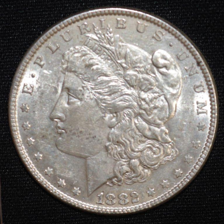 1882 Morgan Silver Dollar