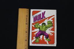 Hulk 1979 Vending Machine Sticker