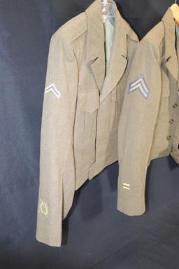 (2) Korean War dated US Army "Ike" Jackets