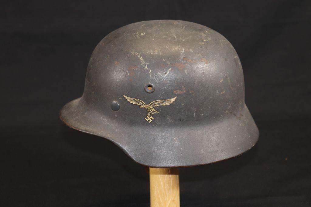 WWII German M40 Luftwaffe Helmet w/Liner