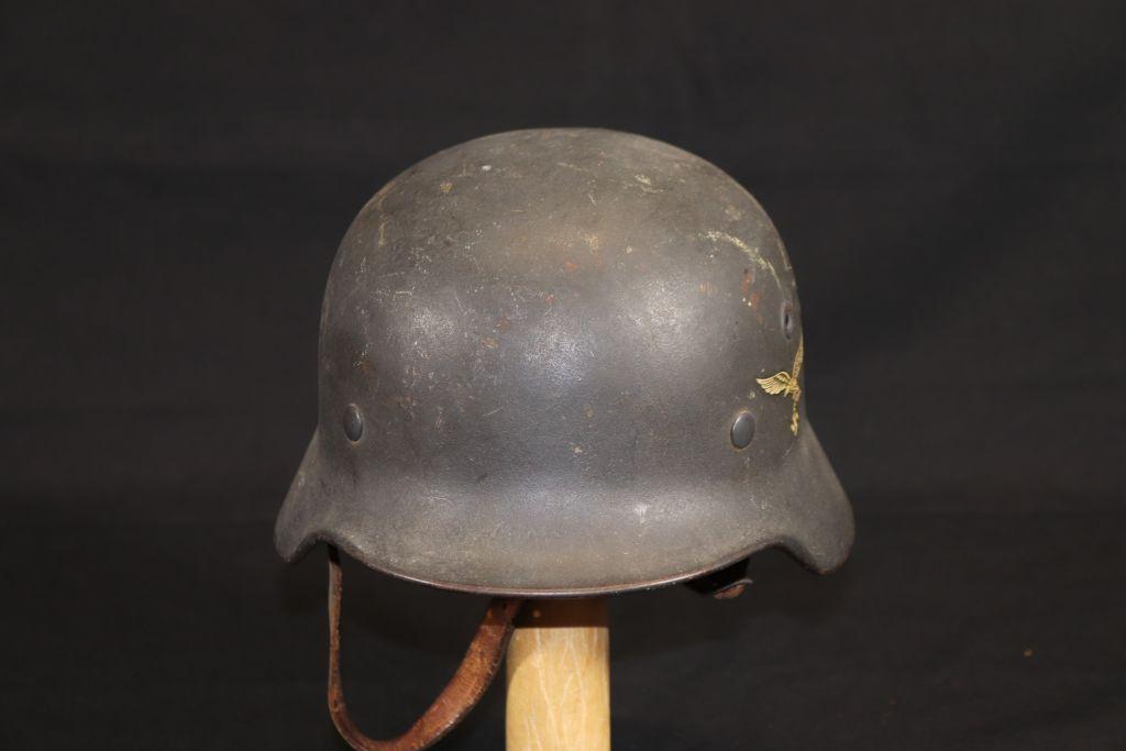 WWII German M40 Luftwaffe Helmet w/Liner