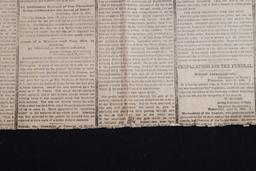 Lincoln Assassination Newspaper 4/19/1865