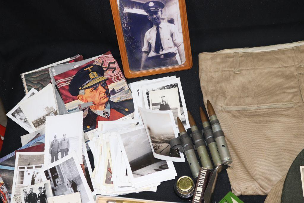 WWII Naval Aviators Trunk w/Contents