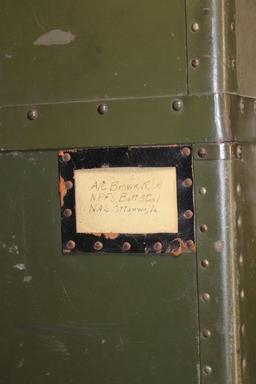 WWII Naval Aviators Trunk w/Contents