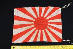 WWII Japanese Rising Sun Flag w/writing