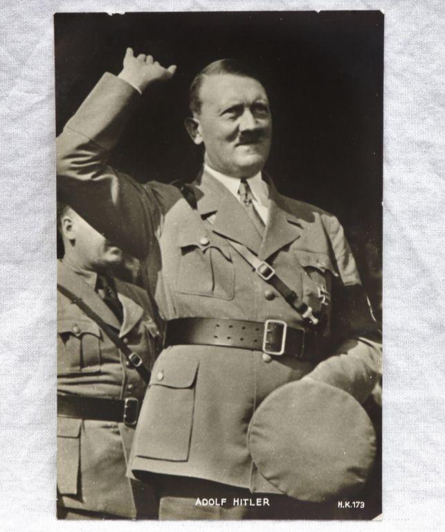 Nazi Adolf Hitler Postcard