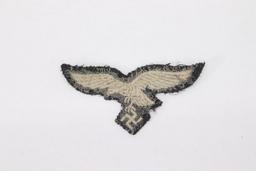 WWII Nazi Luftwaffe Cloth Eagle (3.75")