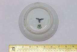 WWII Nazi Luftwaffe Porcelain Saucer