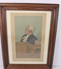 Signed Vanity Fair Spy Print by John Bigham