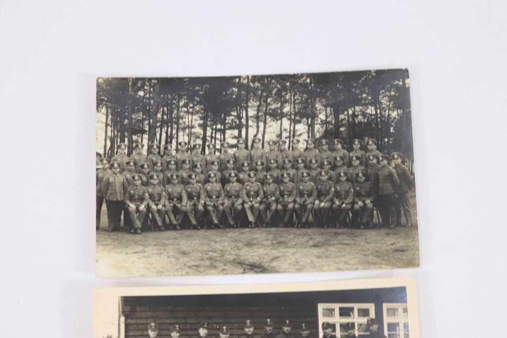 (2) Nazi Wehrmacht RPPC/PC Unit Photos