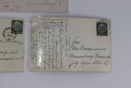 (3) Nazi Postcards of the Linden in Berlin