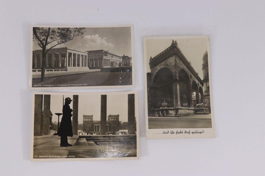 (3) Nazi Ehrentempel Postcards