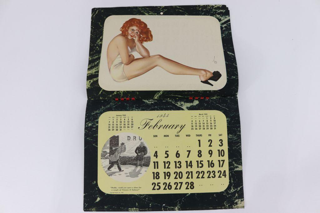 1945 Vargas Pin-Up Calendar