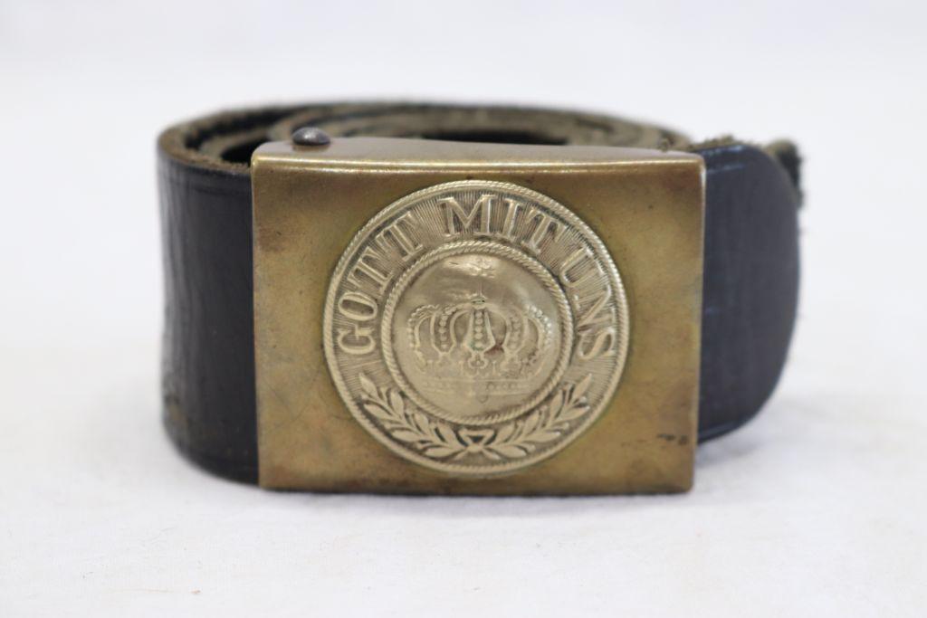 WWI German Gott Mit Uns Belt & Buckle