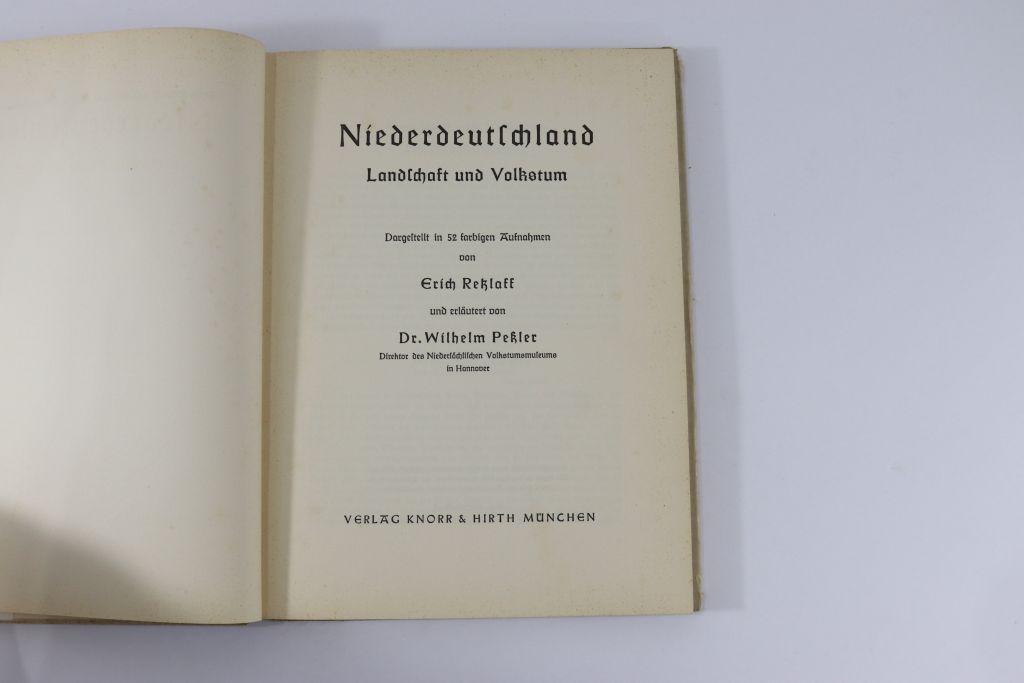 1940 "Niederdeutschland" Hardcover Book