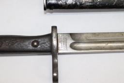 Model 1895 Chilean Mauser Bayonet w/Scabbard
