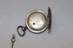 Antique Coin Silver Pocket Watch