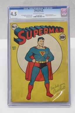 Superman #6/1940 CGC 4.5