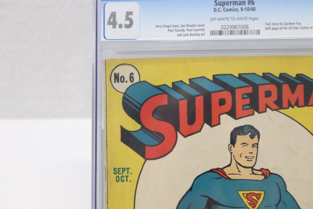 Superman #6/1940 CGC 4.5