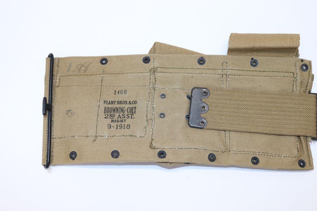 WWI U.S. Army BAR Asst. Gunner's Belt