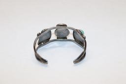 Silver & Turquoise Cuff Bracelet