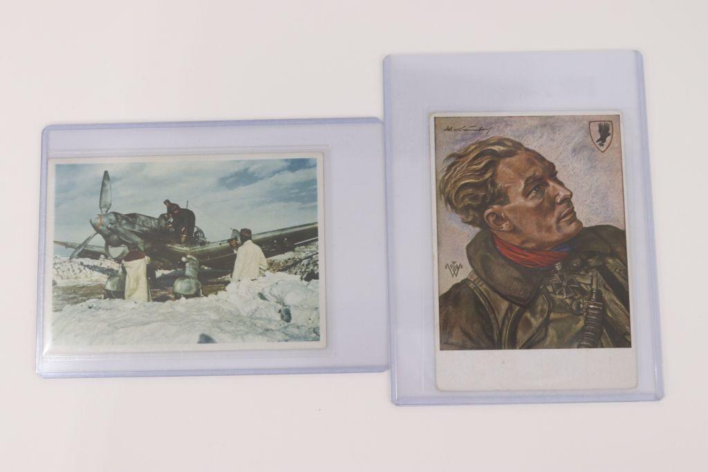 (2) Nazi Luftwaffe Propaganda Postcards