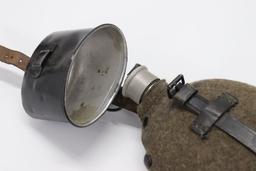 WWII German Soldiers Canteen with Cup