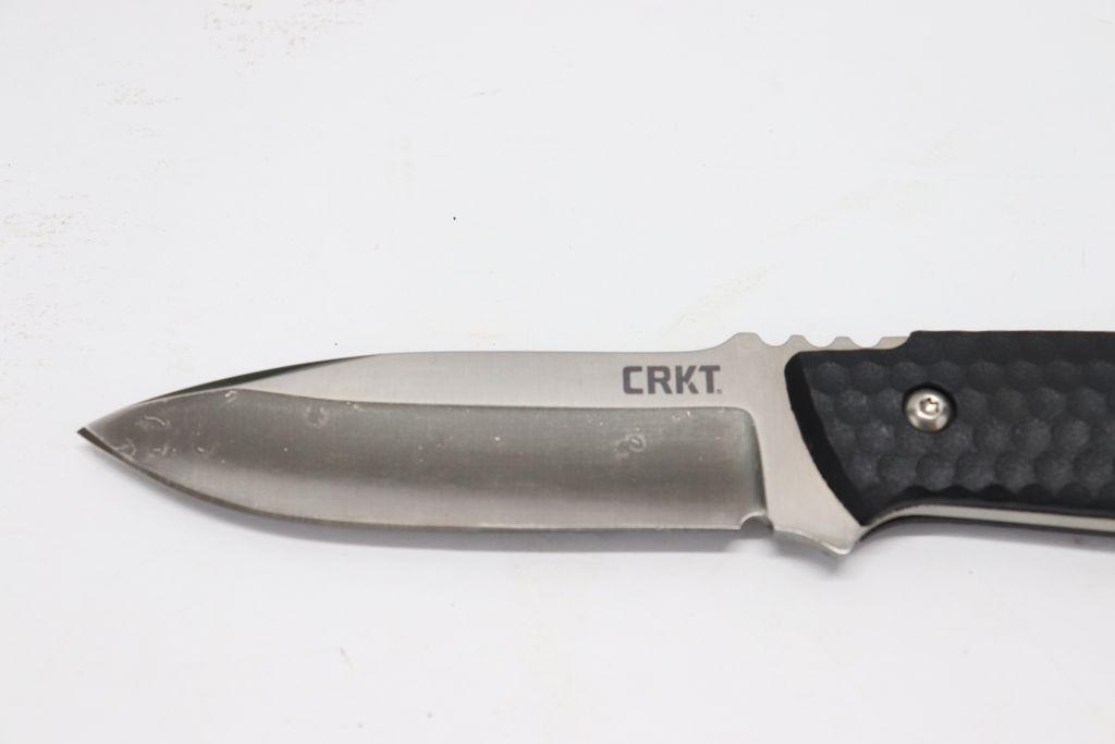 CRKT Fixed Blade Knife w/scabbard - NEW