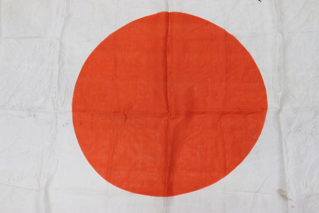 WWII Japanese Silk "Meatball" flag