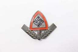WWII Nazi RAD Cap Badge
