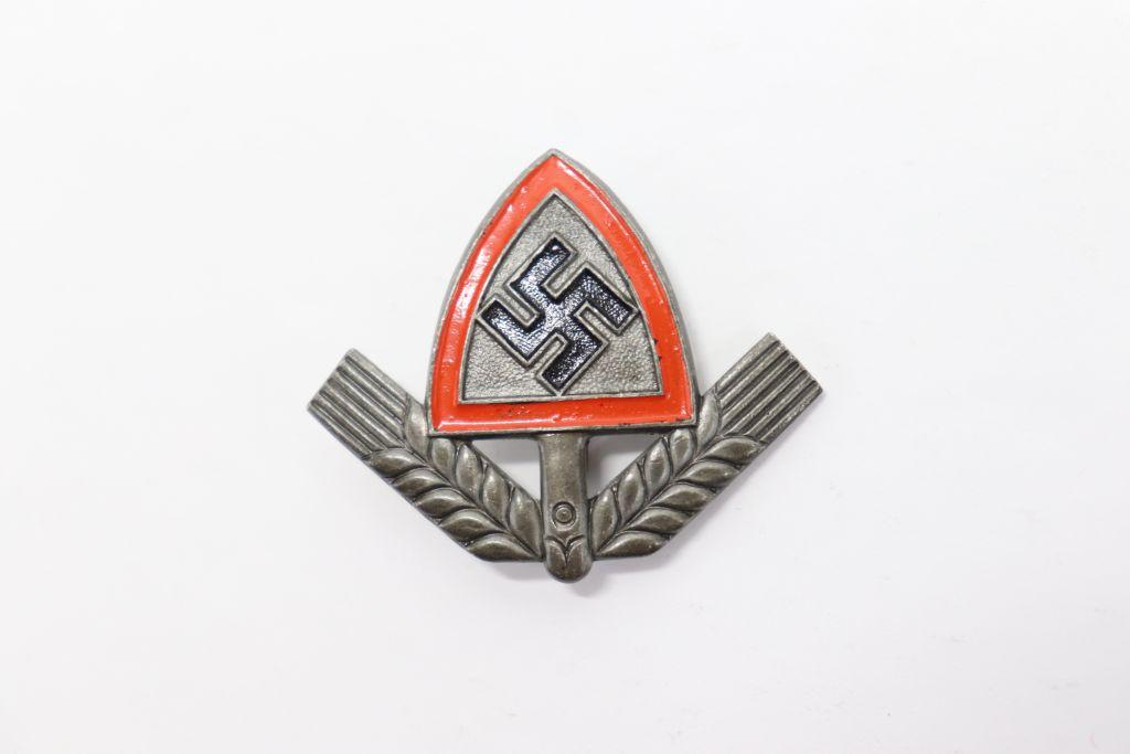 WWII Nazi RAD Cap Badge