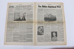 1933 Early Nazi Party Newspaper