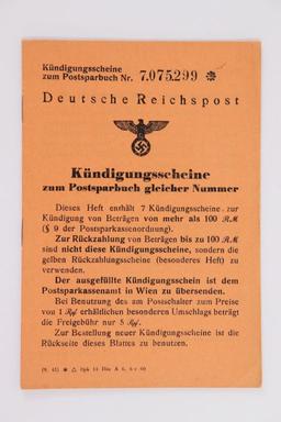 (3) Nazi Deutsches Reichspost Booklets