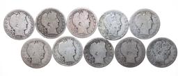 $5.00 Face In Silver Barber Halves