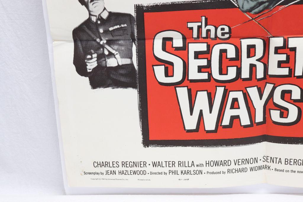 The Secret Ways 1961 1-Sheet Poster