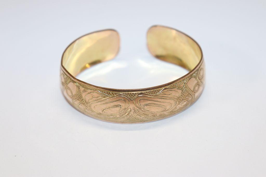 Vintage Gold Wash Bracelet/L. Wallace