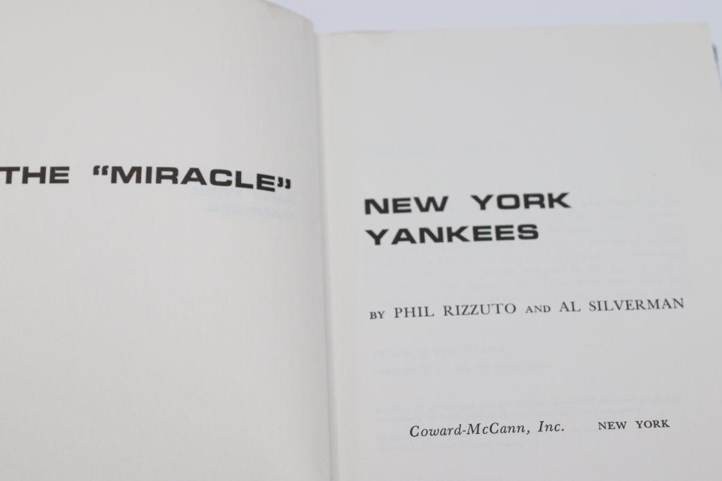 (2) Antique NY Yankees HC Books