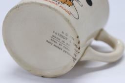 1930's Disney Minnie Mouse Coffee Mug