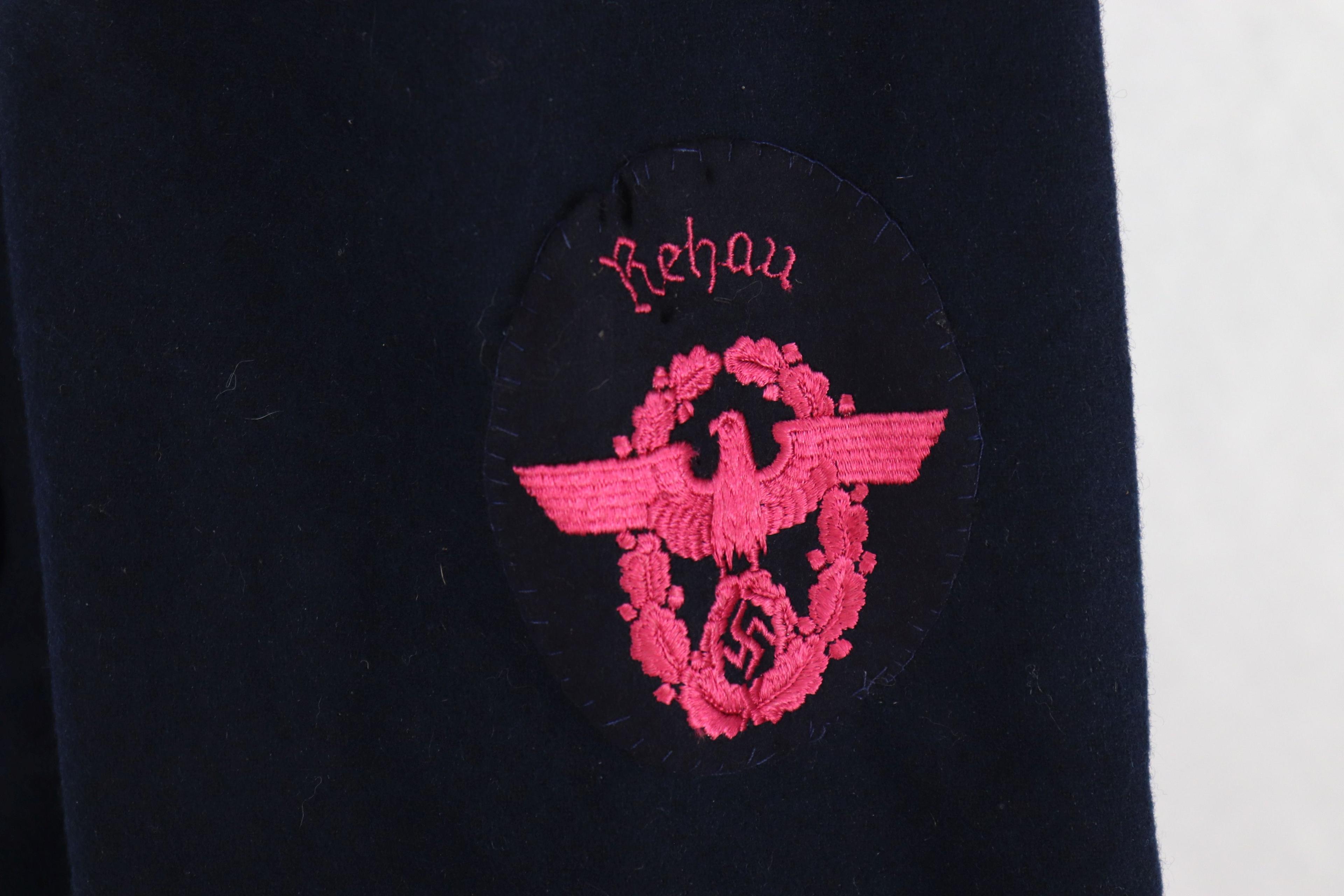 WWII German Fire Police Uniform Tunic