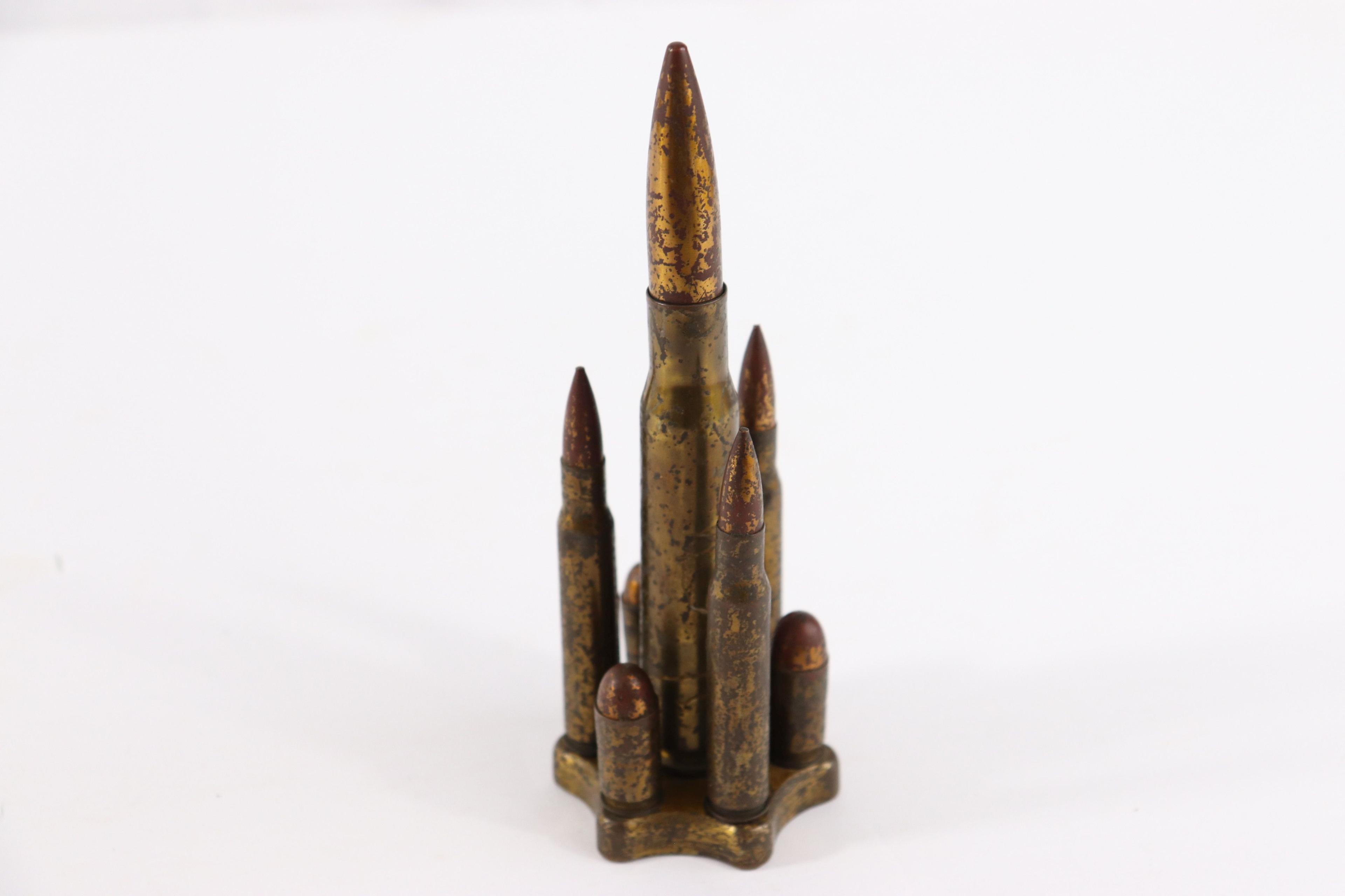 WWII Trench Art Desk Ornament/Lighter