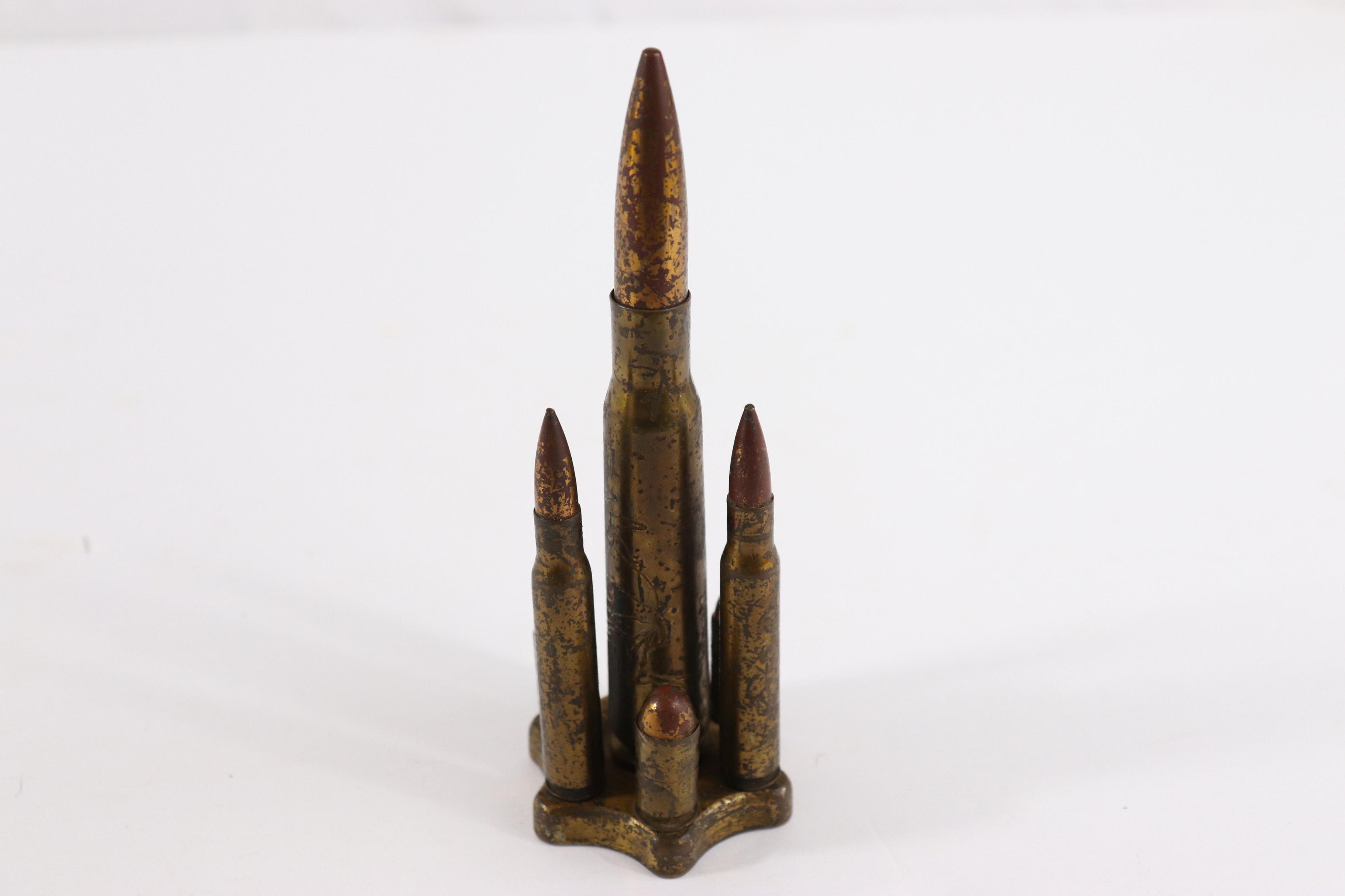 WWII Trench Art Desk Ornament/Lighter