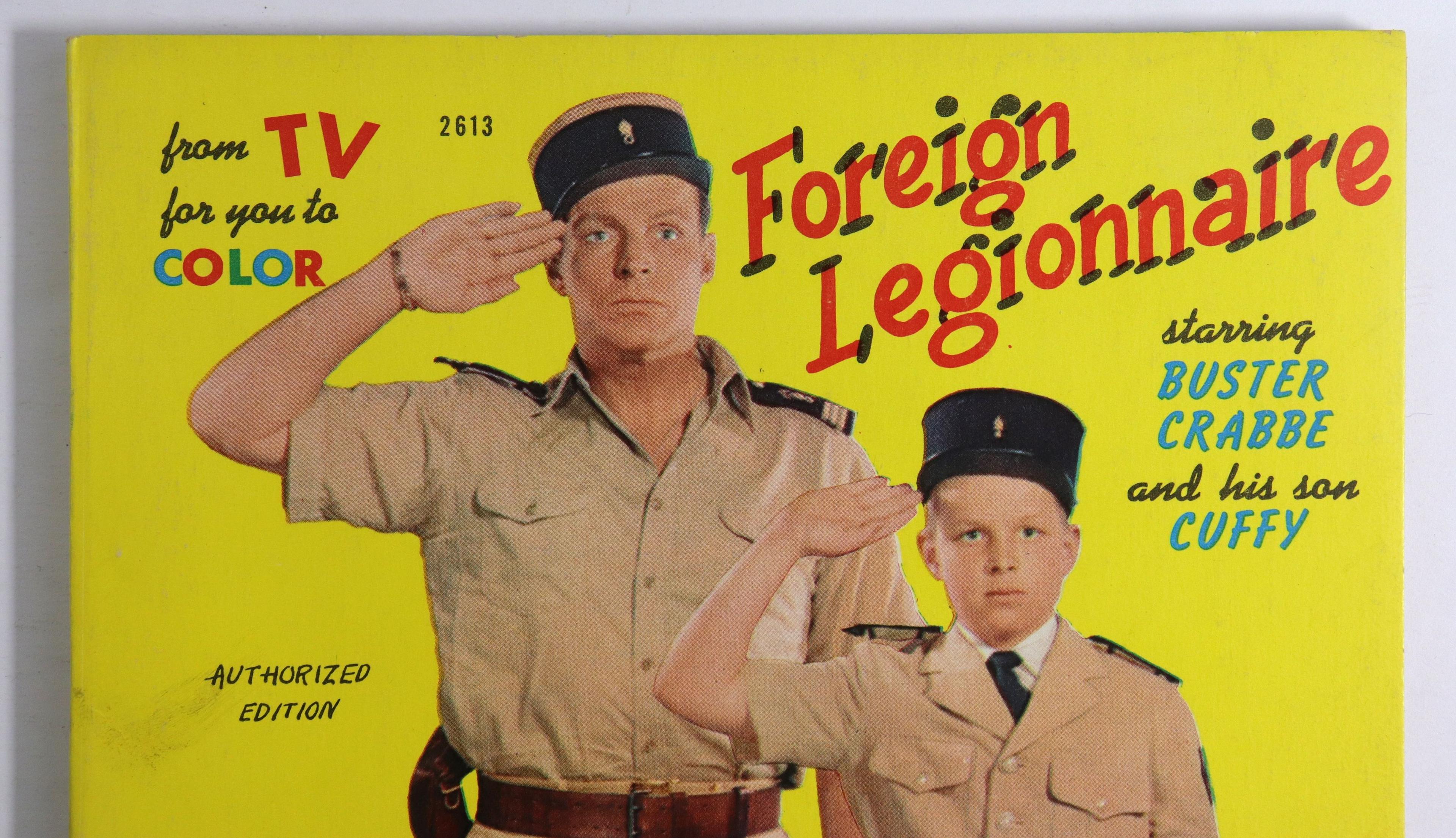 Scarce! 1955 Foreign Legion Coloring Book