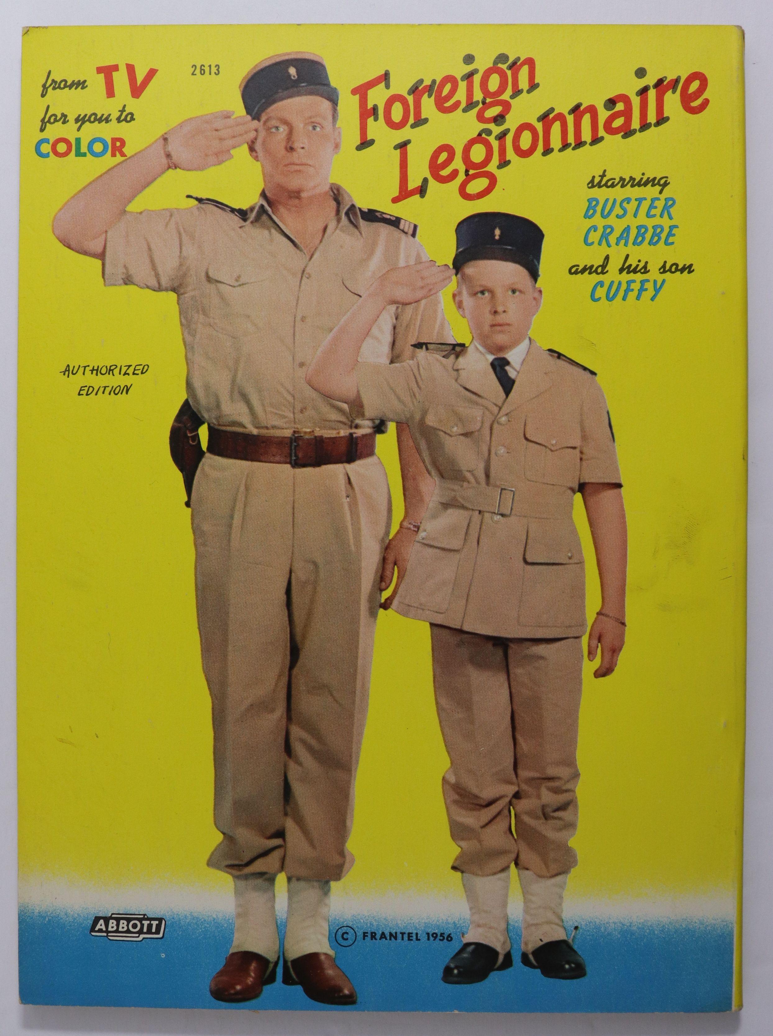 Scarce! 1955 Foreign Legion Coloring Book