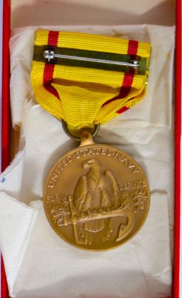 Vintage USN China Service Medal