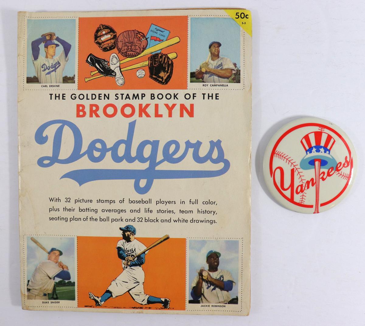 Brooklyn Dodgers & Yankess Ephemera