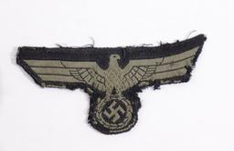 Lot of (2) WWII Nazi Cloth Insignia