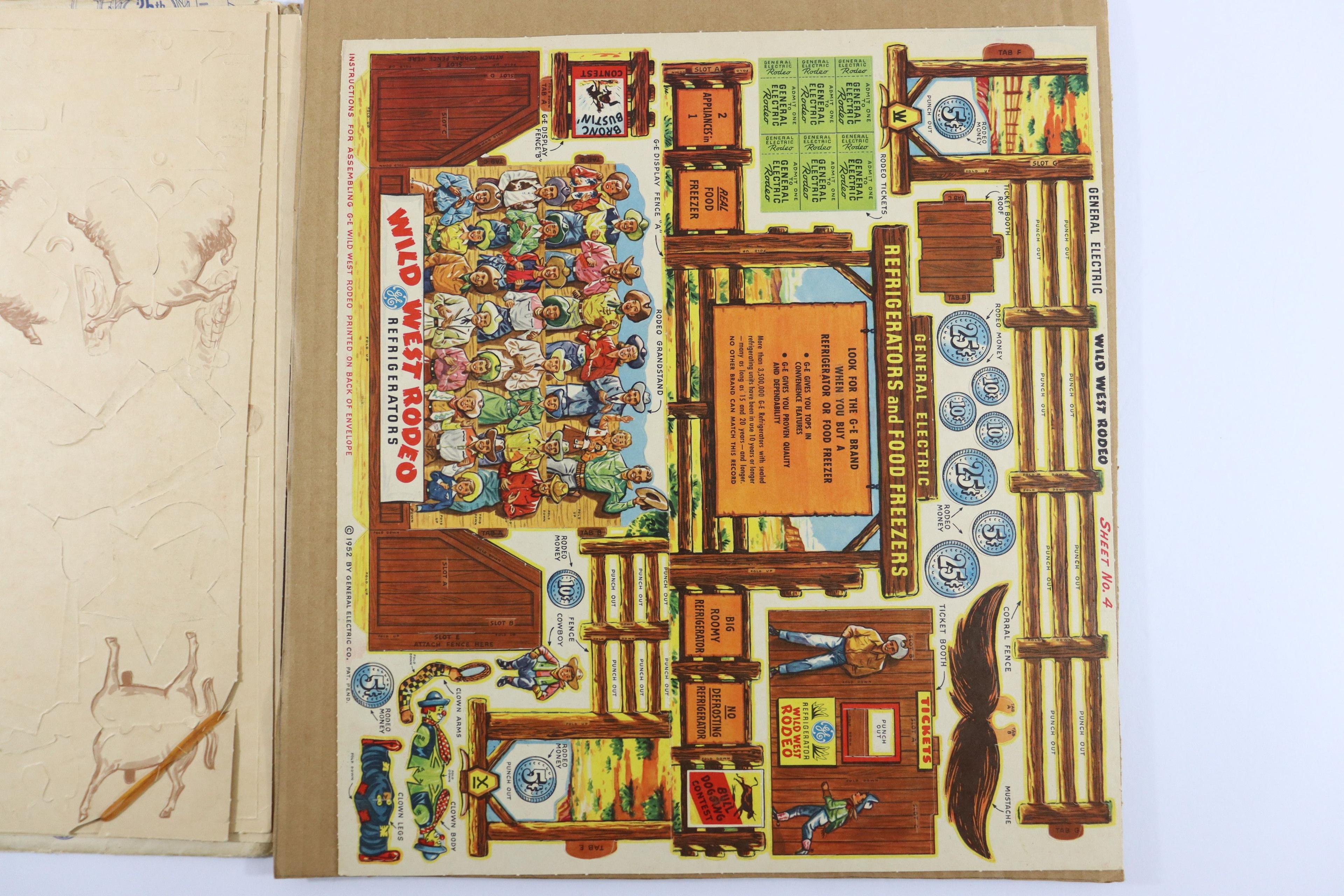1952 General Electric Wild West Rodeo Set