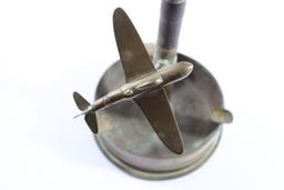 Great WWII Airplane Trench Art Ashtray